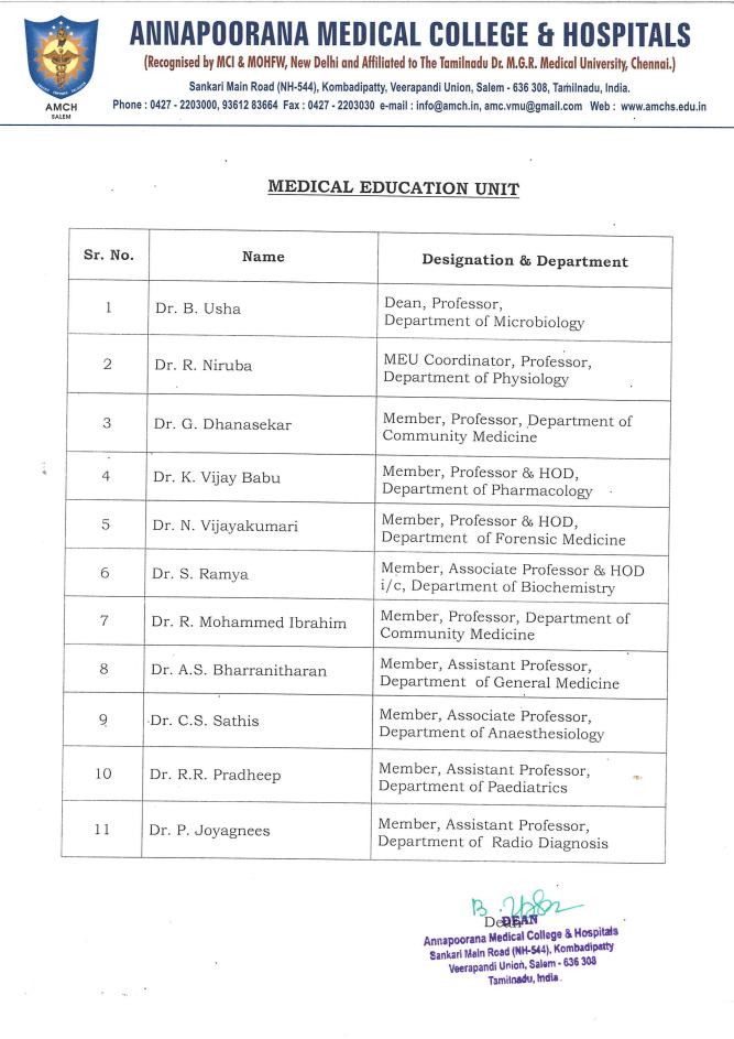 Medical Education Unit